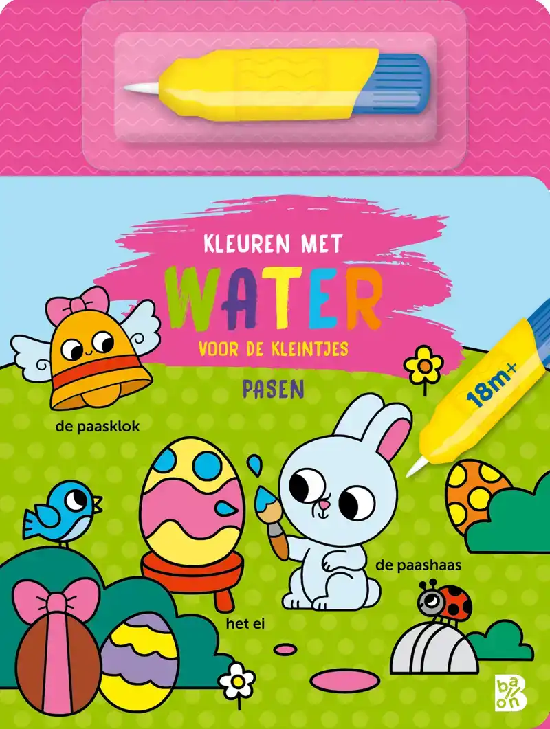 KLEUREN MET WATER VOOR DE KLEINTJES: PASEN