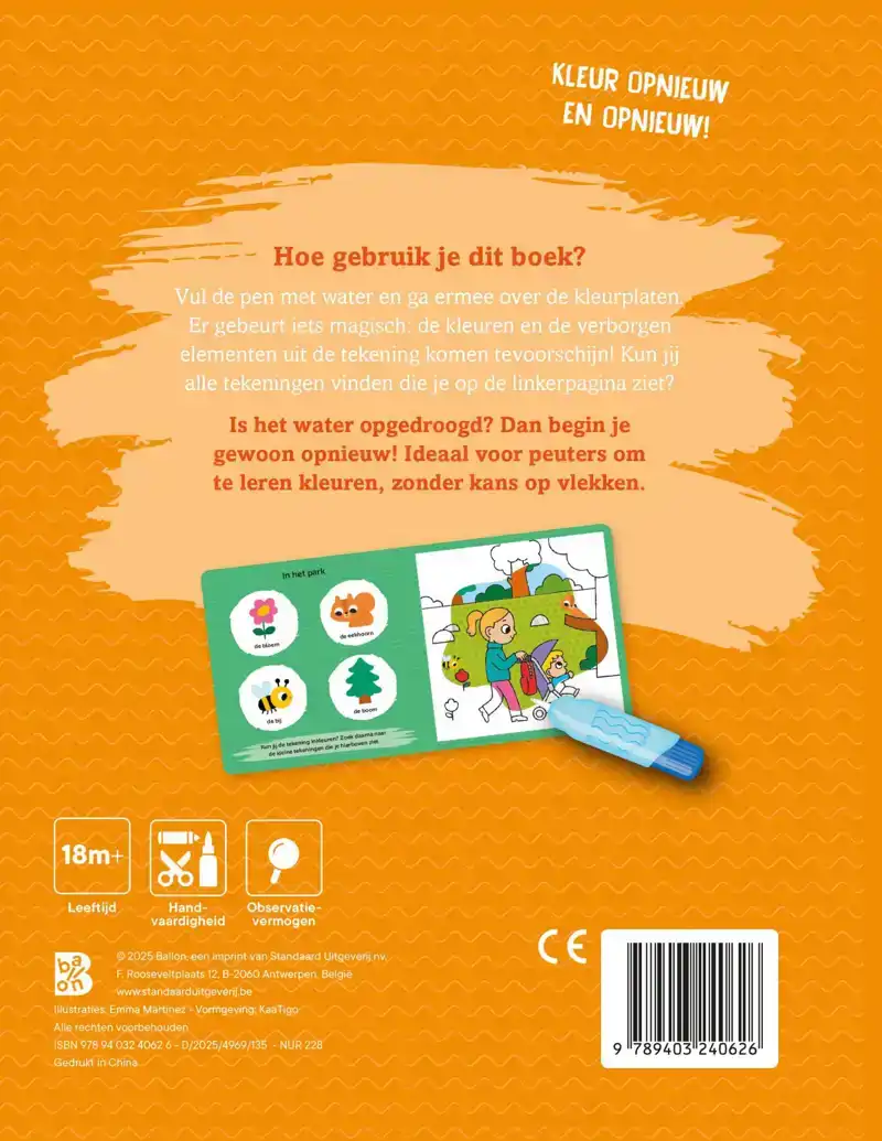 KLEUREN MET WATER VOOR DE KLEINTJES: MIJN DAG
