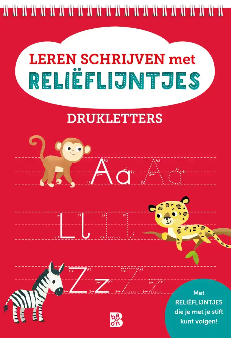 LEREN SCHRIJVEN MET RELIEFLIJNTJES: DRUKLETTERS