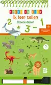 BLOK MET SPIRAAL EN VILTSTIFT: IK LEER TELLEN STOERE DIEREN