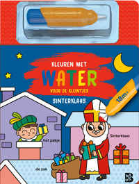 KLEUREN MET WATER VOOR DE KLEINTJES: SINTERKLAAS