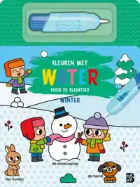 KLEUREN MET WATER VOOR DE KLEINTJES: WINTER