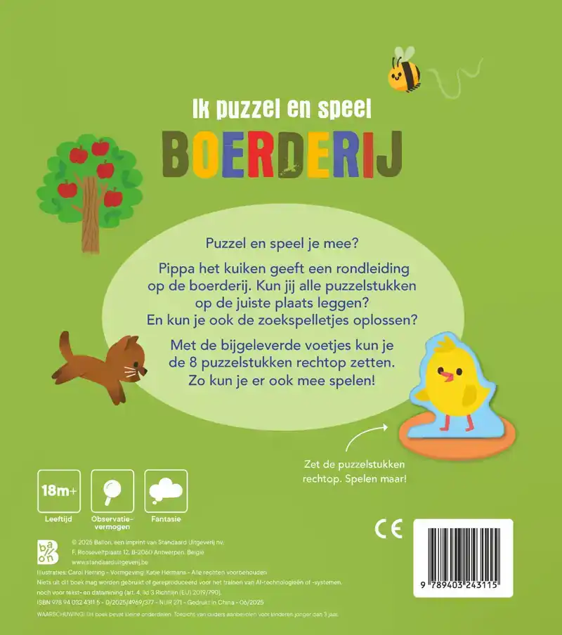 IK PUZZEL EN SPEEL: BOERDERIJ