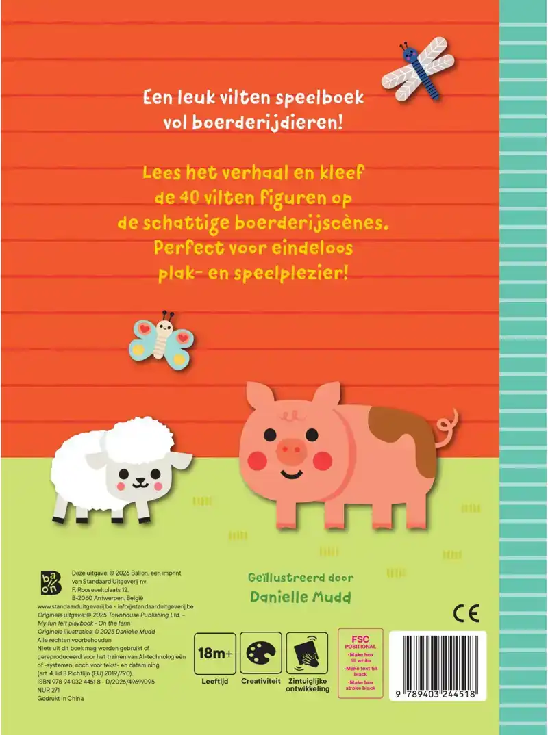 MIJN EERSTE VILTBOEK: DE BOERDERIJ