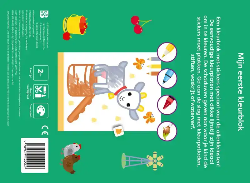 MIJN EERSTE KLEURBLOK: BOERDERIJDIEREN