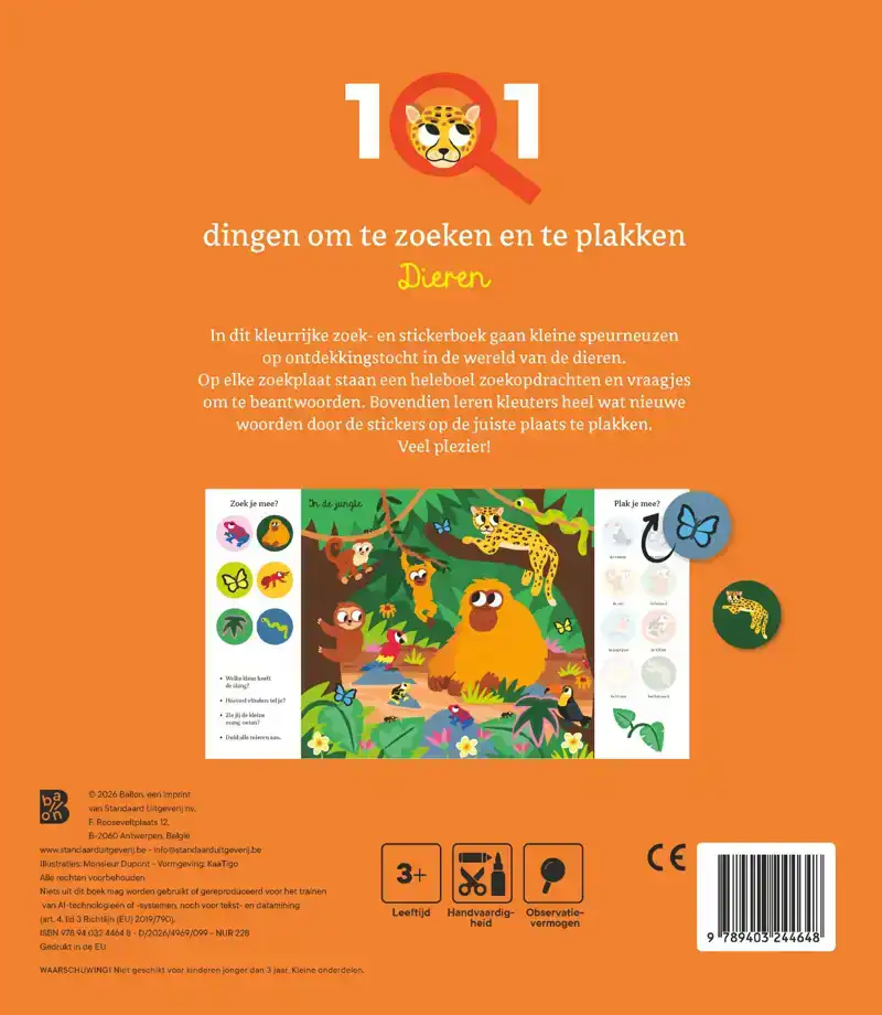 101 DINGEN OM TE ZOEKEN EN TE PLAKKEN: DIEREN