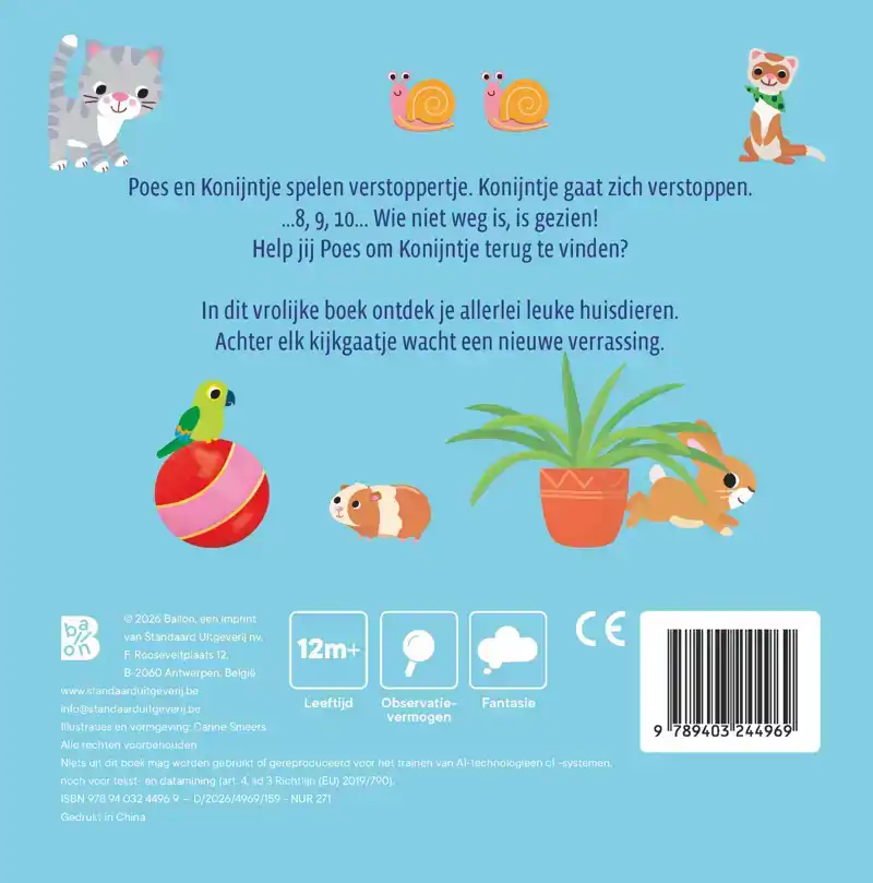 WAAR BEN JE, KONIJNTJE?