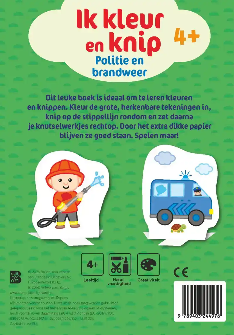 IK KLEUR EN KNIP: POLITIE EN BRANDWEER