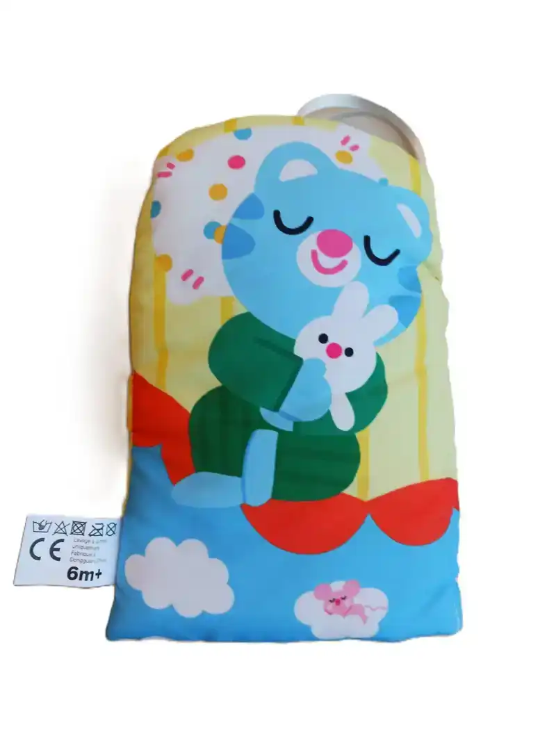 SLAAP LEKKER! LINNENBOEK MET DIERTJE OM IN BED TE LEGGEN: SL