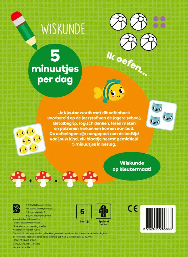 IK OEFEN... 5 MINUUTJES PER DAG: WISKUNDE