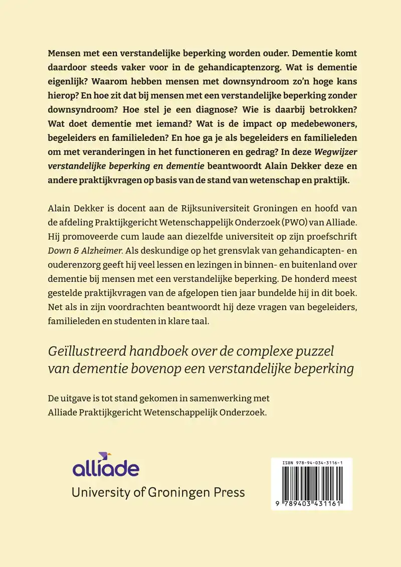 WEGWIJZER VERSTANDELIJKE BEPERKING EN DEMENTIE