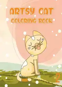 ARTSY CAT COLORING BOOK