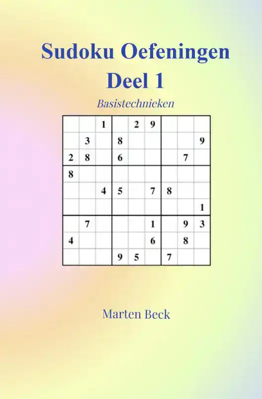 SUDOKU OEFENINGEN DEEL 1