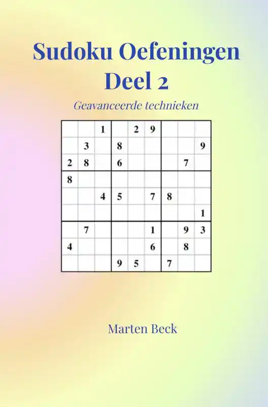 SUDOKU OEFENINGEN DEEL 2