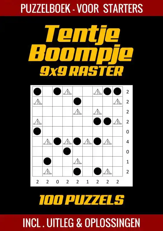 TENTJE BOOMPJE - PUZZELBOEK VOOR STARTERS - 100 PUZZELS INCL