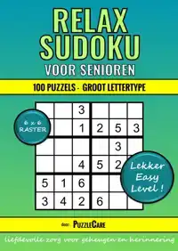 SUDOKU RELAX VOOR SENIOREN 6X6 RASTER - 100 PUZZELS GROOT LE