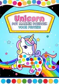 UNICORN DOT MARKER - DOEBOEK VOOR PEUTERS