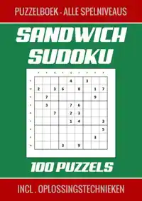 SANDWICH SUDOKU - PUZZELBOEK, ALLE SPELNIVEAUS - 100 PUZZELS