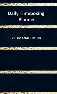 DAILY TIMEBOXING PLANNER: ZEITMANAGEMENT TAGESPLANUNG NOTIZB