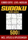 SUDOKU MOEILIJK - JUMBO EDITIE - 500 PUZZELS - INCL. UITLEG