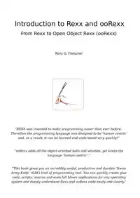 INTRODUCTION TO REXX AND OOREXX