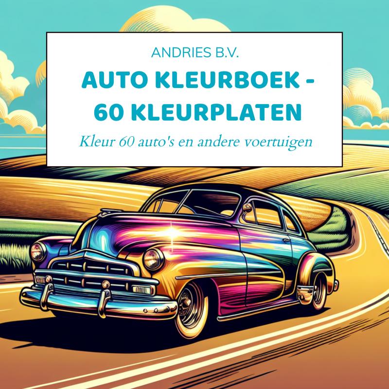 AUTO KLEURBOEK - 60 KLEURPLATEN