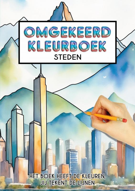 OMGEKEERD KLEURBOEK - STEDEN - HET BOEK HEEFT DE KLEUREN, JI