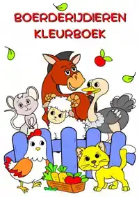 BOERDERIJDIEREN KLEURBOEK