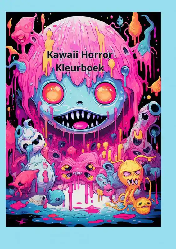 KAWAII HORROR KLEURBOEK