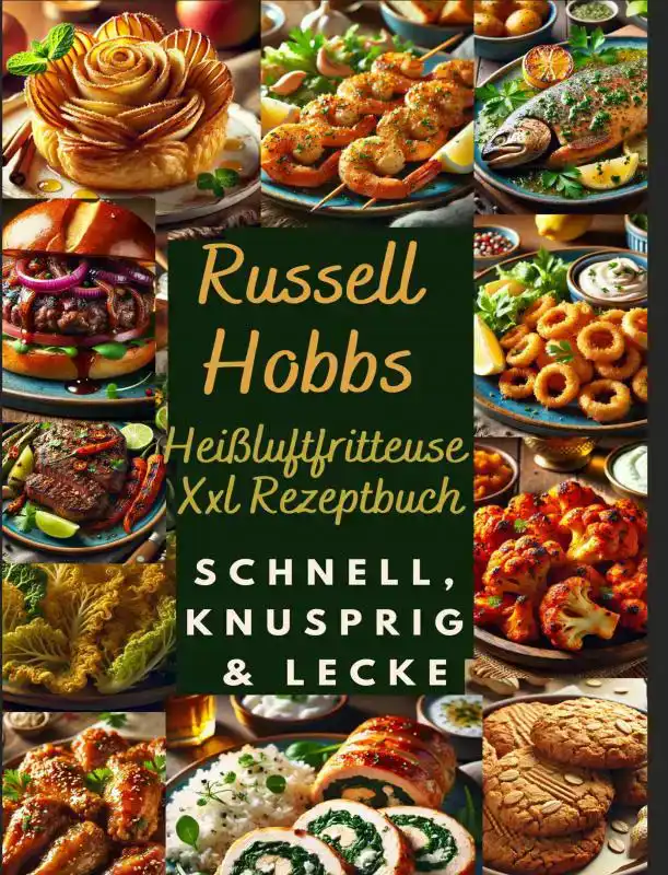 RUSSELL HOBBS HEI?LUFTFRITTEUSE XXL REZEPTBUCH: SCHNELL, KNU