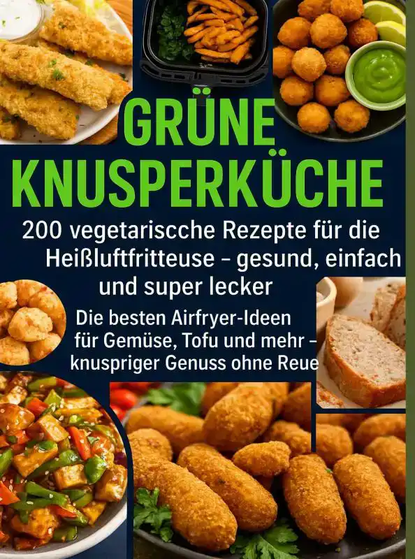GRUNE KNUSPERKUCHE 200 VEGETARISCHE REZEPTE FUR DIE HEI?LUFT
