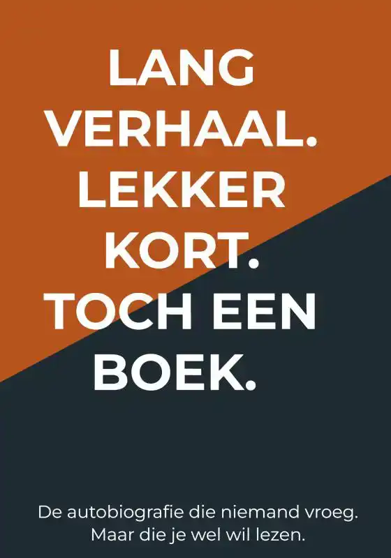 LANG VERHAAL. LEKKER KORT. TOCH EEN BOEK.
