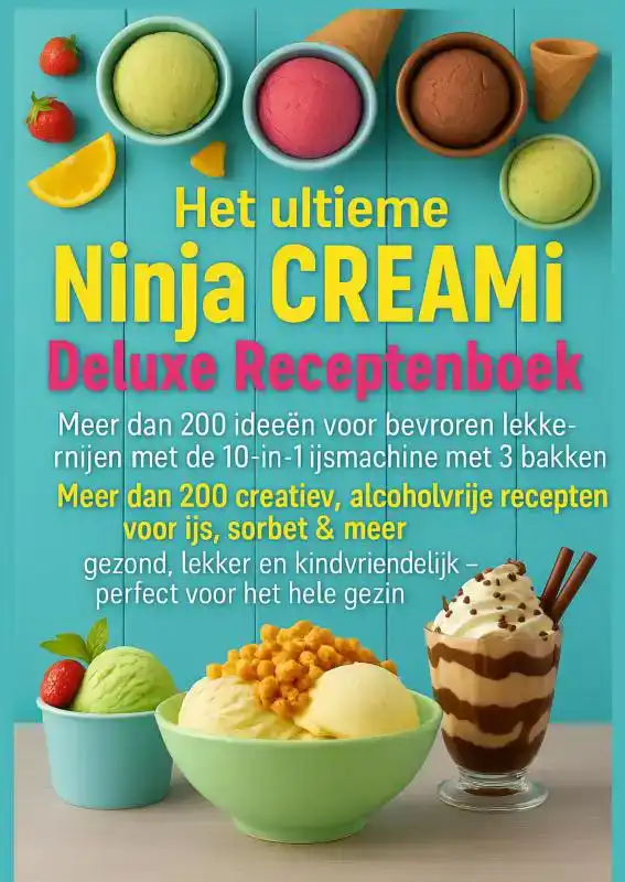 HET ULTIEME NINJA CREAMI DELUXE RECEPTENBOEK - MEER DAN 200