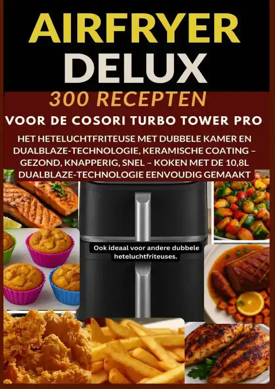 AIRFRYER DELUXE: 300 RECEPTEN VOOR DE COSORI TURBO TOWER PRO