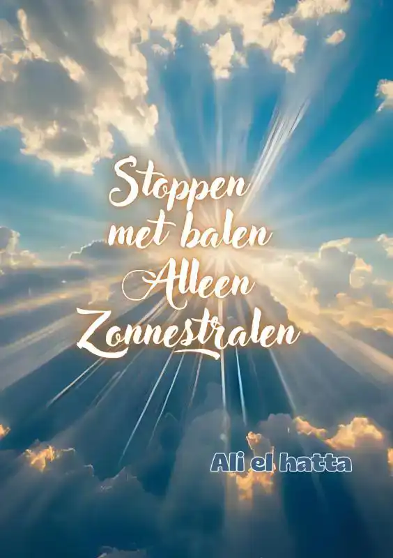 STOPPEN MET BALEN ALLEEN ZONNESTRALEN