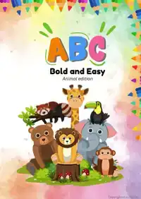 ABC BOLD AND EASY: ANIMAL EDITION