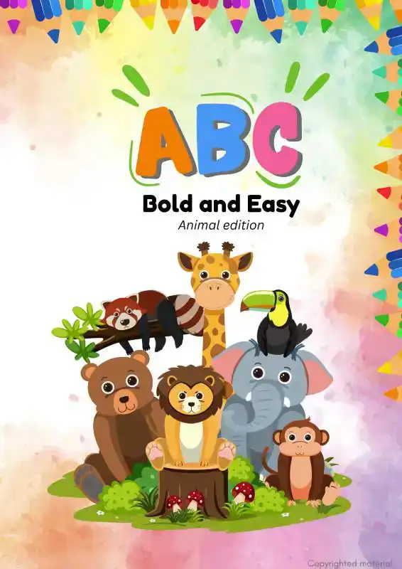 ABC BOLD AND EASY: ANIMAL EDITION