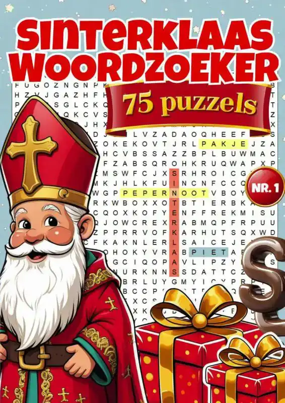 SINTERKLAAS WOORDZOEKER - NR.1