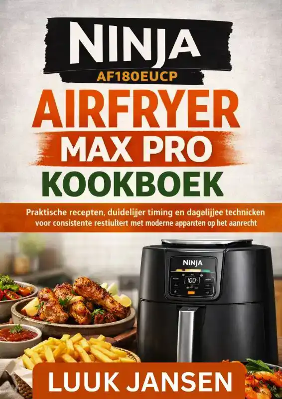 NINJA AF180EUCP AIRFRYER MAX PRO KOOKBOEK