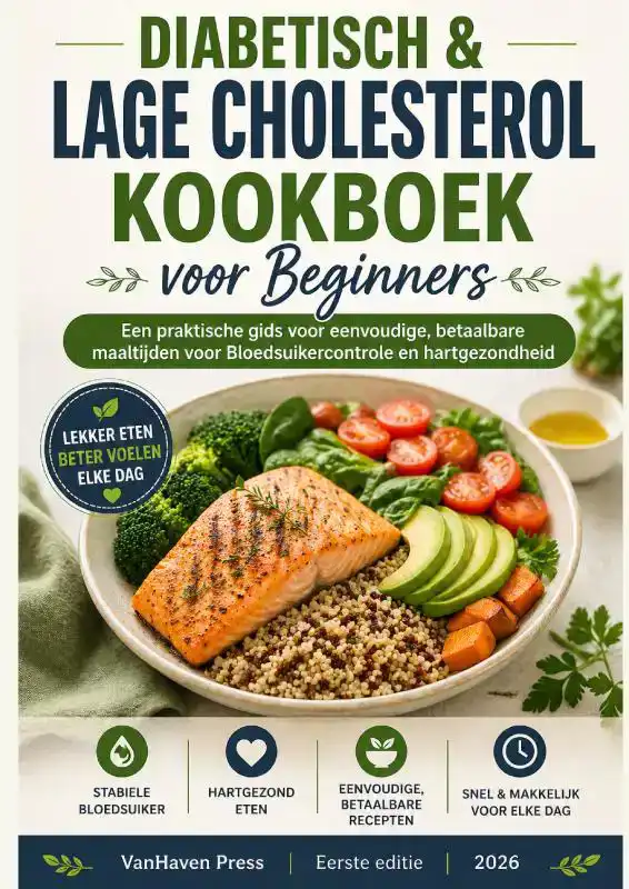 DIABETISCH & LAGE CHOLESTEROL KOOKBOEK VOOR BEGINNERS