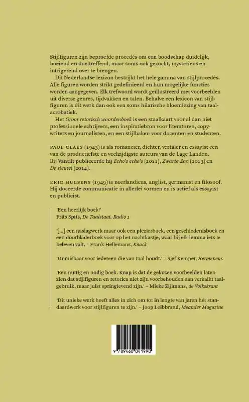 GROOT RETORISCH WOORDENBOEK