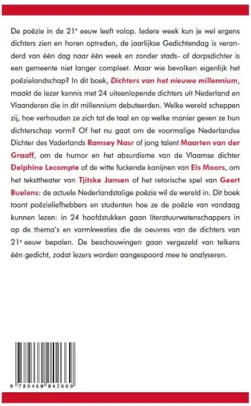 DICHTERS VAN HET NIEUWE MILLENNIUM