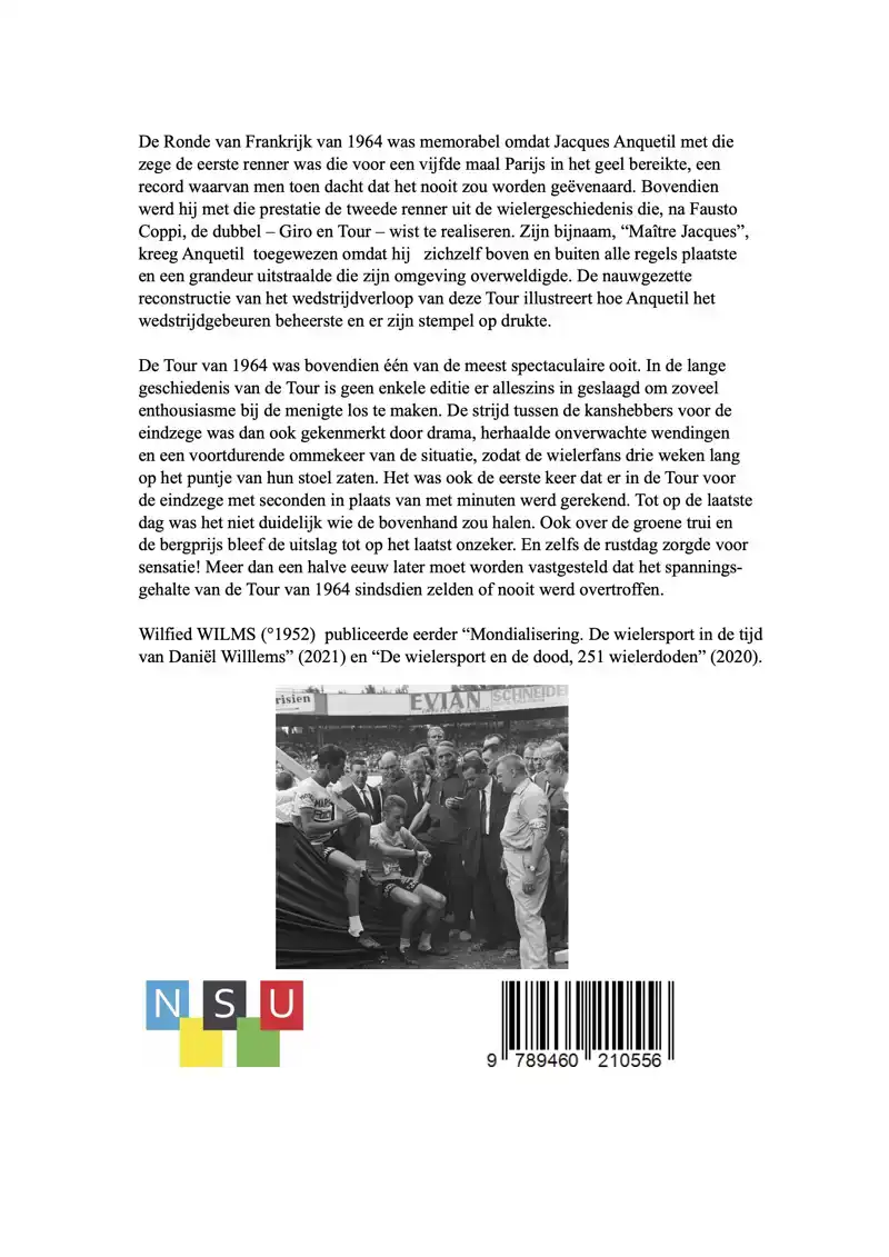 JACQUES ANQUETIL IN DE TOUR VAN 1964