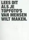 LEES DIT ALS JE TOPFOTO'S VAN MENSEN WILT MAKEN