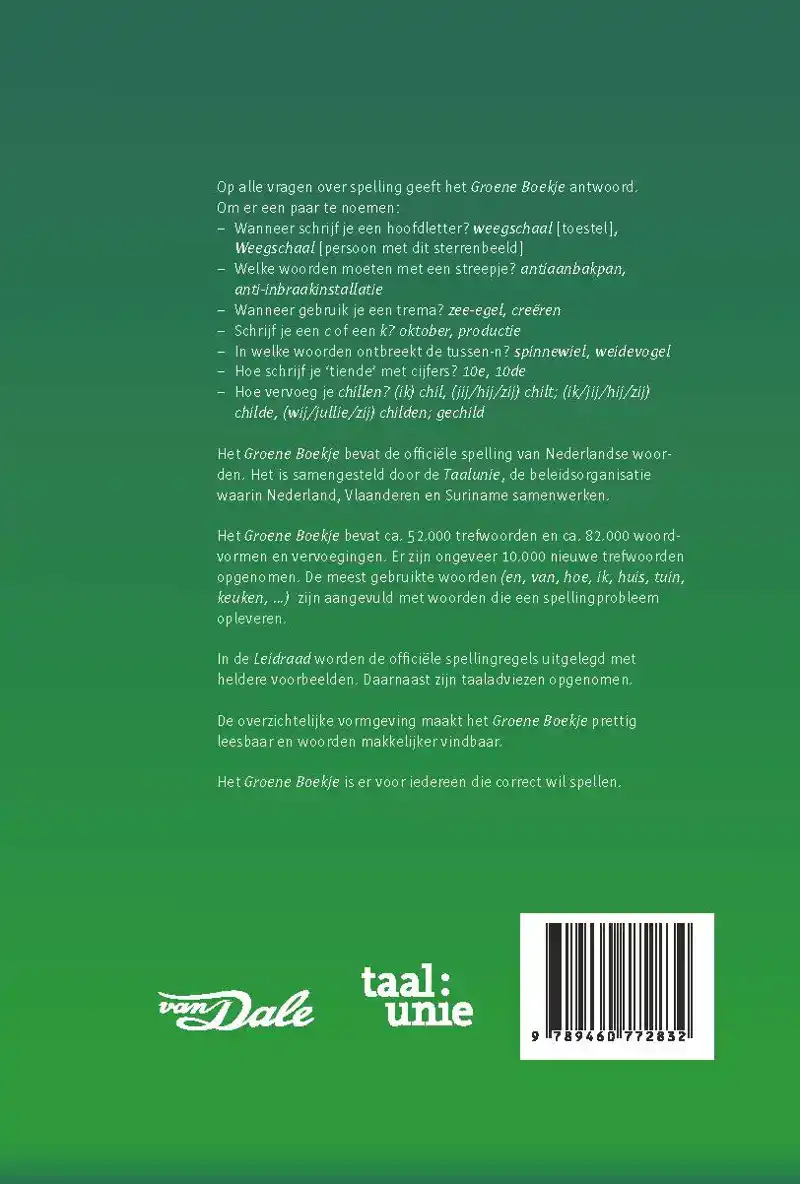 HET GROENE BOEKJE