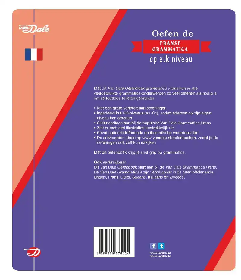 VAN DALE OEFENBOEK GRAMMATICA FRANS