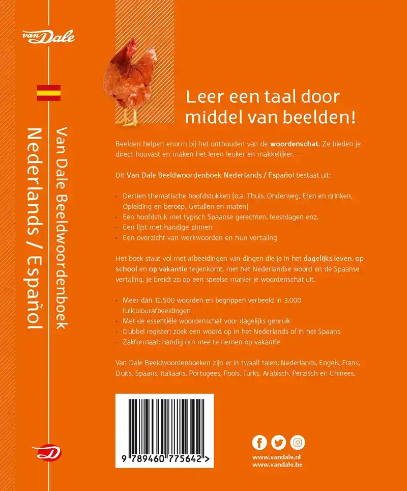 VAN DALE BEELDWOORDENBOEK NEDERLANDS/SPAANS