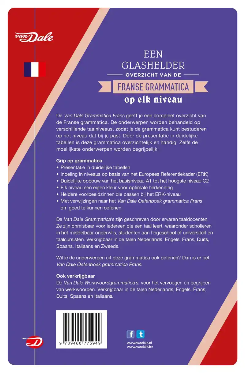 VAN DALE GRAMMATICA FRANS