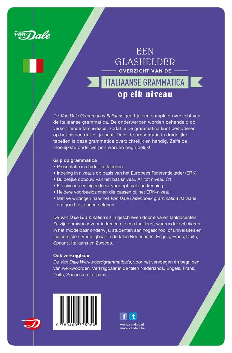 VAN DALE GRAMMATICA ITALIAANS