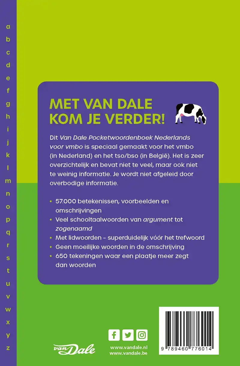 VAN DALE POCKETWOORDENBOEK NEDERLANDS VOOR VMBO